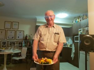 Daryl Elliott Green's dad makes dinner