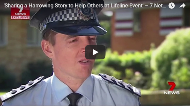 Sharing a Harrowing Story to Help Others at Lifeline Event