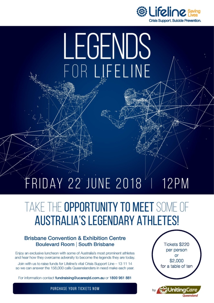 Legends For Lifeline Flyer