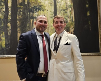 Daryl And Charles Heasley In Black Tie At The Nsa's "influence 2023" Conference, Orlando, Florida, Usa