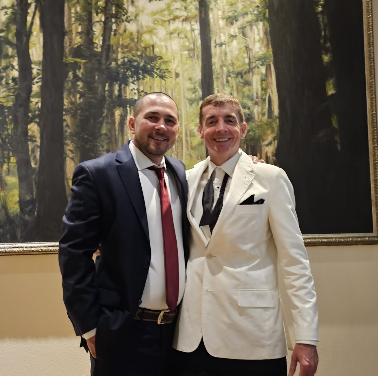 Daryl And Charles Heasley In Black Tie At The Nsa's "influence 2023" Conference, Orlando, Florida, Usa