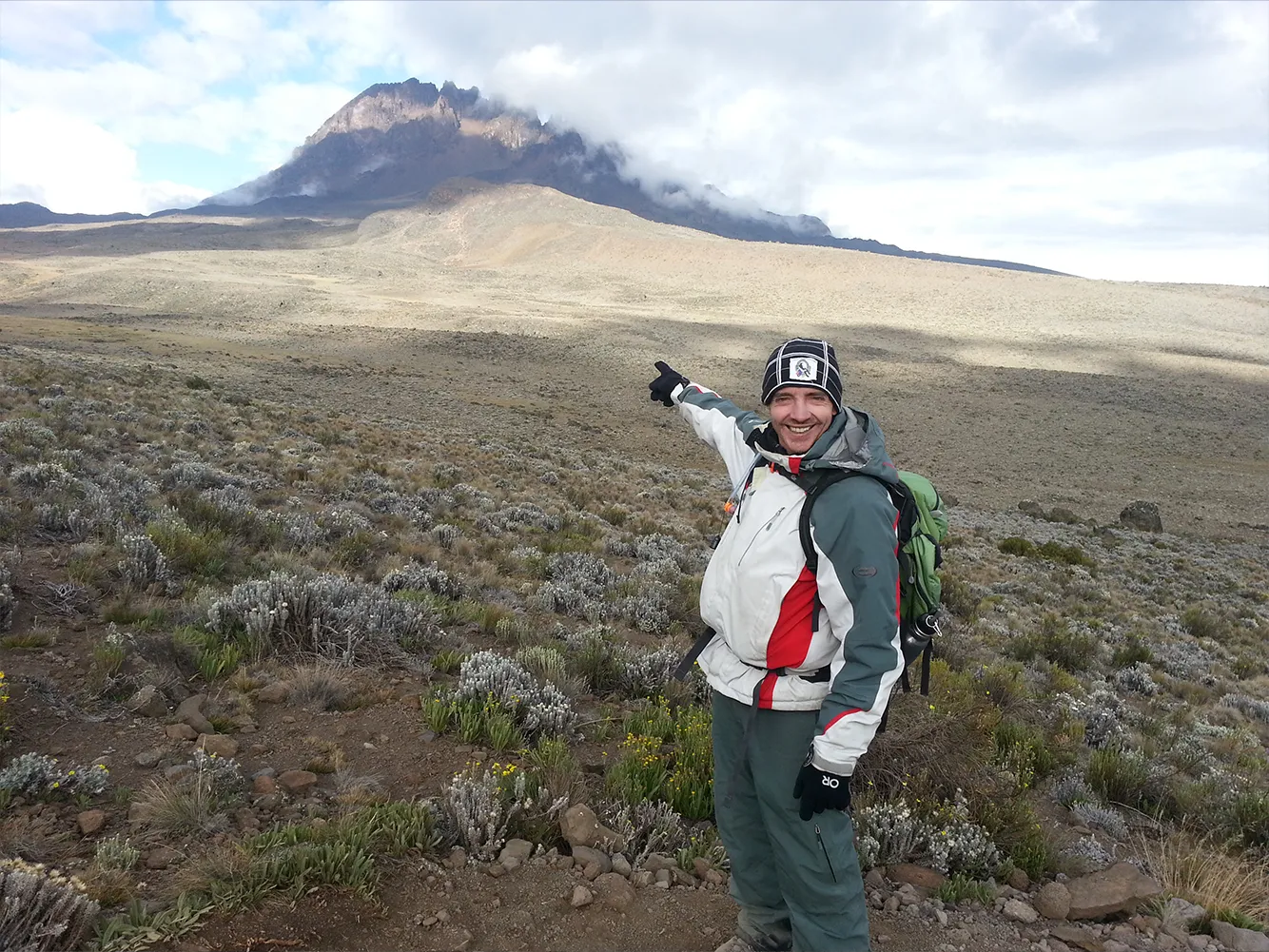 Pointing At Kilimanjaro2