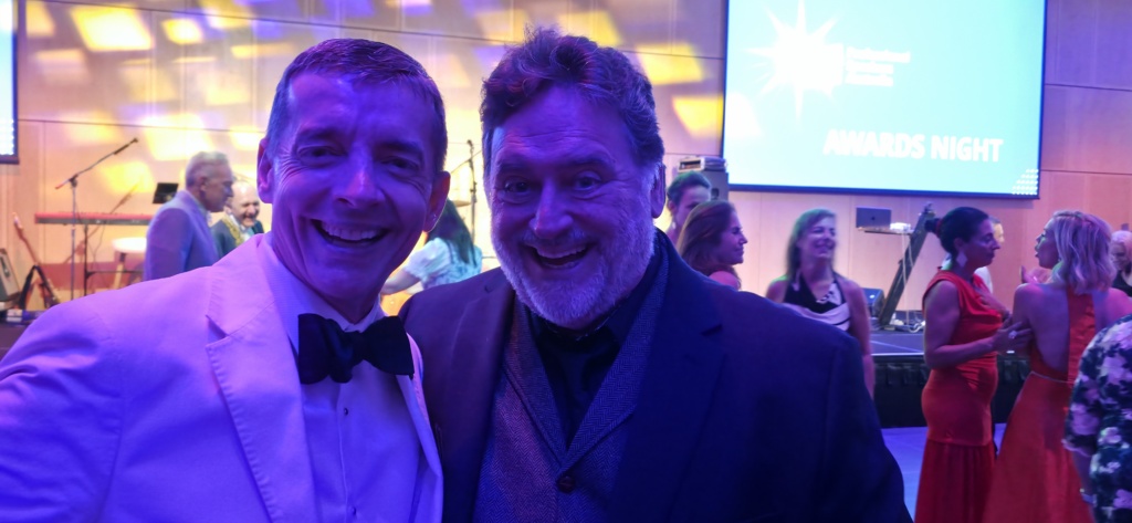 Daryl with Joe Curcillo at the Global Speakers Summit awards night